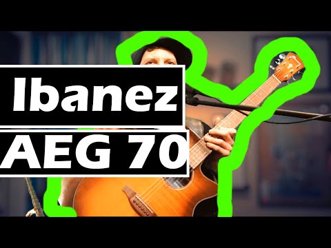 Обзор электроакустической гитары Ibanez AEG70-VVH