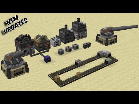 NTM Updates & Changes - Artillery Turret & Weapons, Stirling Engine & Heat Based Machines: Minecraft