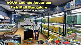Aqua Lounge Aquarium Fish Mall Bangalore Full Tour