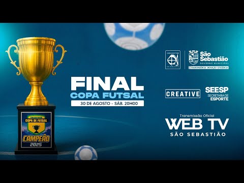 FINAL COPA MARESIAS DE FUTSAL | Grandes Decisões no Masculino e Feminino | WebTV São Sebastião.