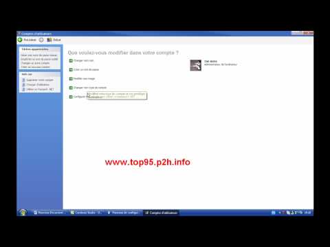 comment modifier le nom d'utilisateur windows xp