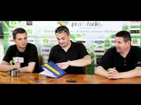 Siarka Tarnobrzeg - Orlęta Radzyń Podlaski - konferencja prasowa, 28.04.2012