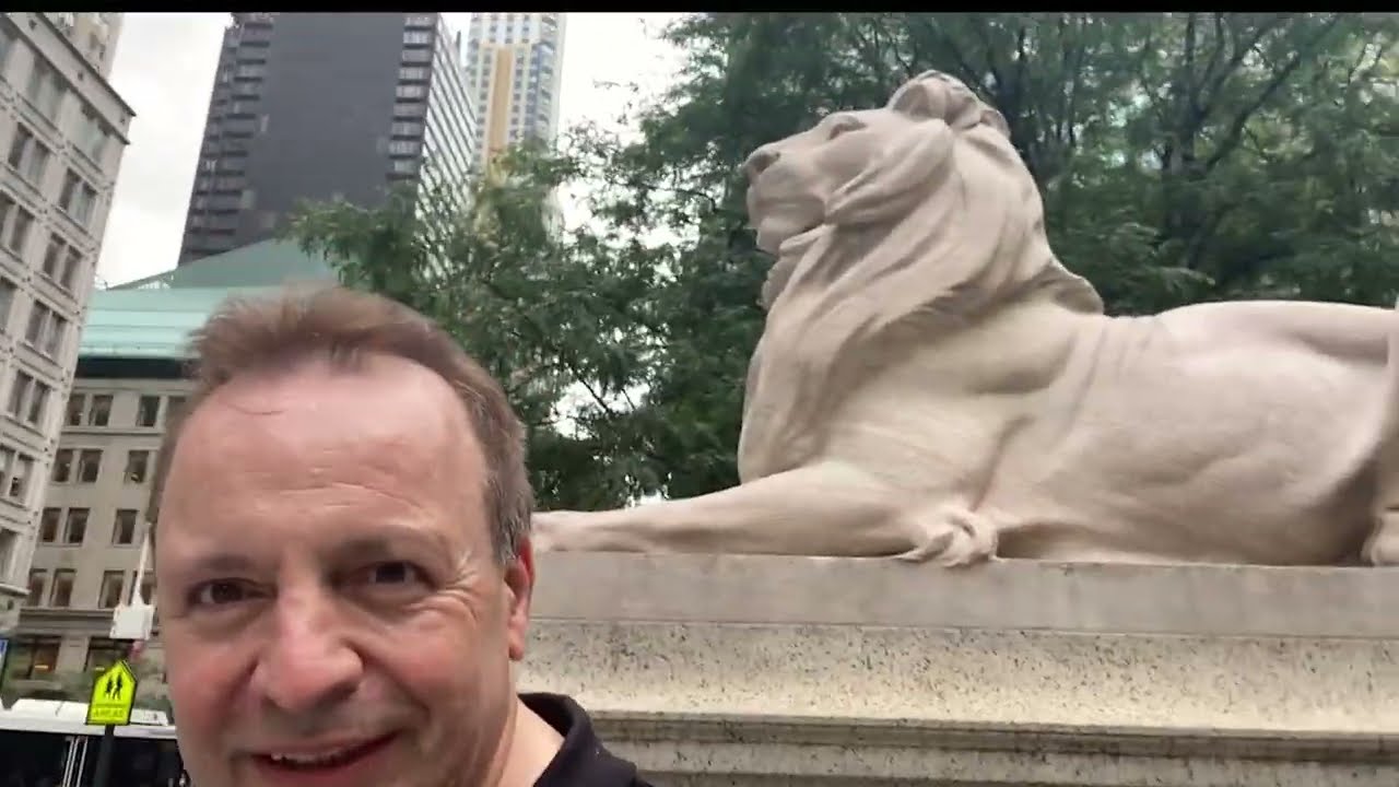 A Look At The Lions Of The New York Public Library