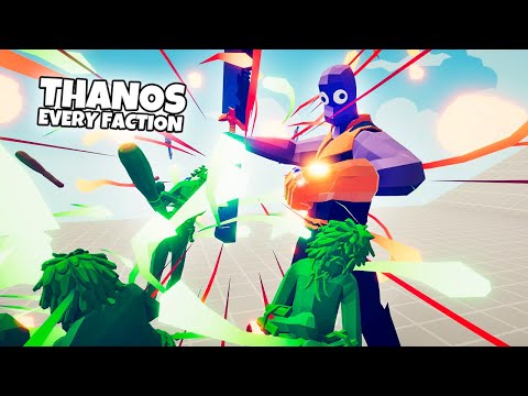NEW THANOS vs EVERY FACTION | TABS Totally Accurate Battle Simulator