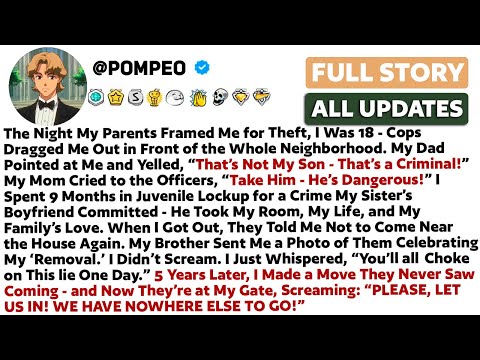 The Night My Parents Framed Me for Theft, I Was 18 - Cops Dragged Me Out in Front of the Whole...