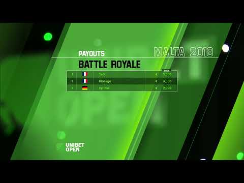 Unibet Open Malta 2019 Battle Royale