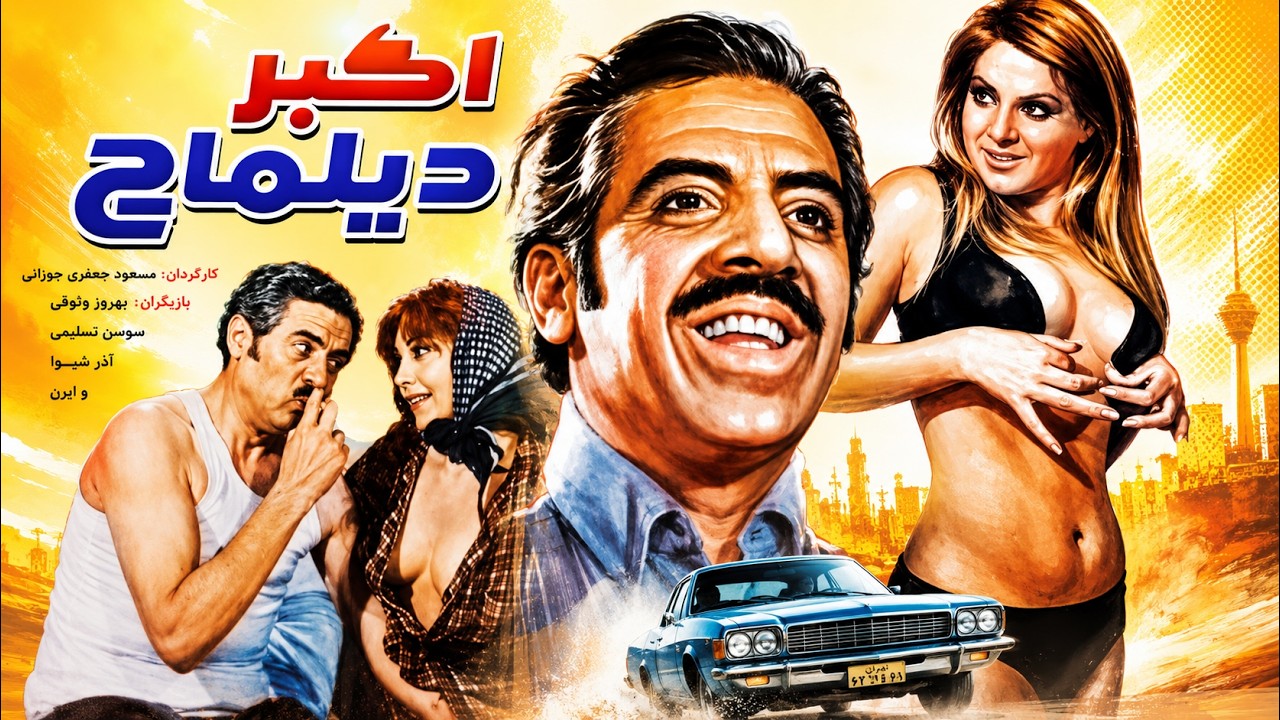 اکبر دیلماج | فیلم صحنه دار نسخه بدون سانسور   کیفیت HD و رنگی شده اختصاصی