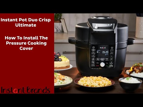 Hoe instaleer je de pressure cooking cover in de Duo Crisp Ultimate