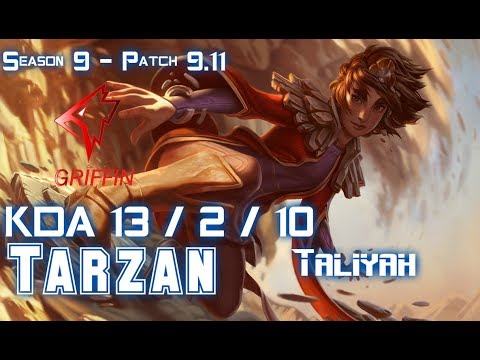 GRF Tarzan TALIYAH vs SYLAS Mid - Patch 9.11 KR Ranked