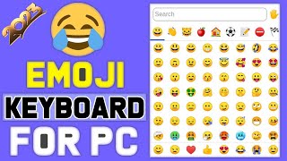 emoji keyboard in laptop & pc | Emojis keyboard for windows 7 /8 /10/11 | Emoji | Technical Waseem