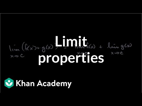 Limit properties (video) | Khan Academy