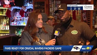 Less than two hours before Ravens take on the Green Bay Packers