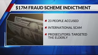 Nearly 2 dozen people indicted in East Texas federal court as part of international $17 million frau