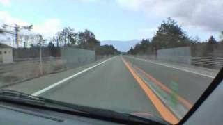 preview picture of video '東富士五湖道路 須走IC→中央自動車道 上り 谷村PA 2009/03/23撮影'