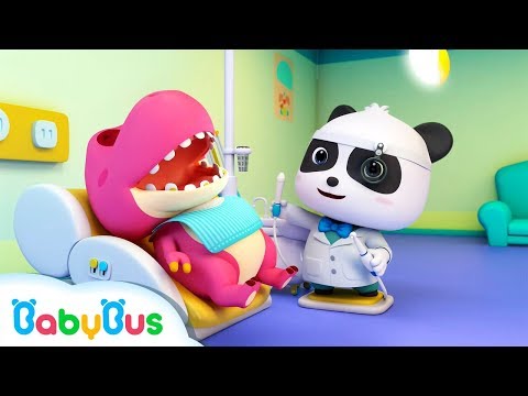 Doctor Panda Cures Baby Dinosaur's Toothache | Doctor Cartoon | Kids Songs | BabyBus