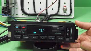 Ford Lincoln Mercury EATC Climate Control Failure Modes, Testing & Repair