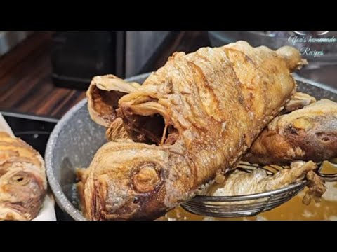 How To Fry Red Fish Perfectly & Crispy | Fried Fish Ghana Style | Fried Red Fish | Ghana food