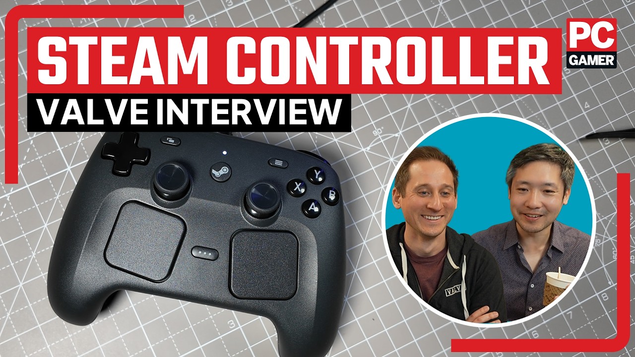 Steam Controller pricing, customisation, stock & more | Valve interview - YouTube