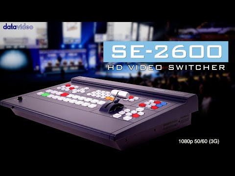 SE-2600 HD 8-Channel Digital Video Switcher | Datavideo