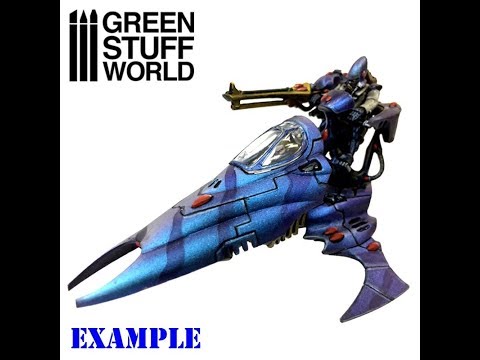 Chameleon Paints 5 - Painting example of an Eldar bike