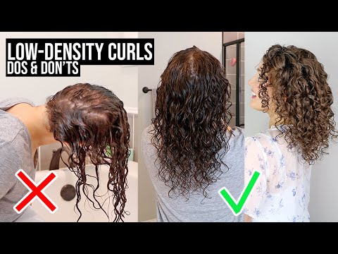 How to Style Low-Density/Thin Curls, Dos & Don'ts,...