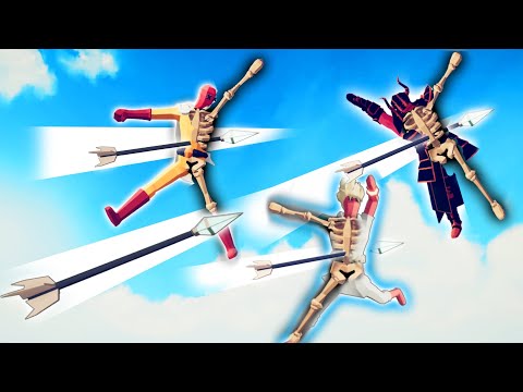 NECROMANCY ARROW TURN EVERYONE INTO SKELETON | TABS - Totally Accurate Battle Simulator