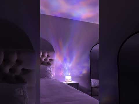 Water Ripple Night Light Projector with 3D Water Wave Effect and Remote