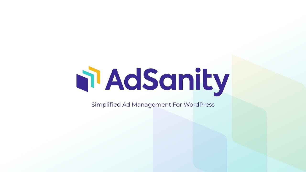 Getting Started with AdSanity