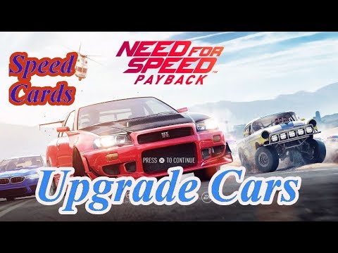 Need For Speed Payback How to Upgrade With Speed Cards