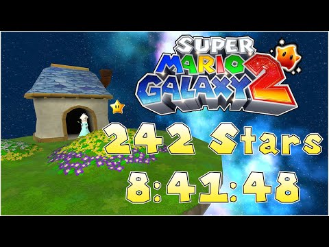 [WR] Super Mario Galaxy 2 242 Stars (100%) Speedrun in 8:41:48