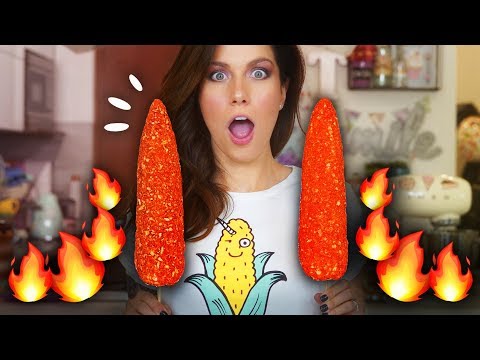 ELOTE DE TAKIS FUEGO -vs- CHEETOS FLAMIN' HOT 🔥 | DACOSTA'S BAKERY