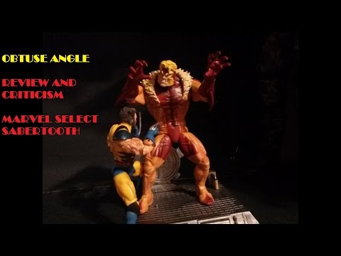 Marvel Select Sabertooth Action Figure Criticism and Review