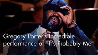 Video thumbnail of "Gregory Porter performs It's Probably Me at the Polar Music Prize Ceremony 2017"