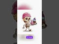Skeleton caricature of ice cream T Shirt design