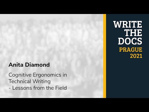 Anita Diamond - Cognitive Ergonomics in Technical Writing - Lessons from the Field