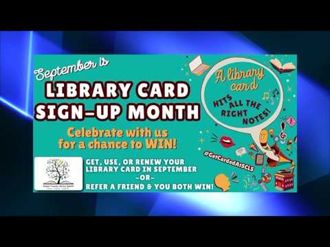 Sussex County Library Card
