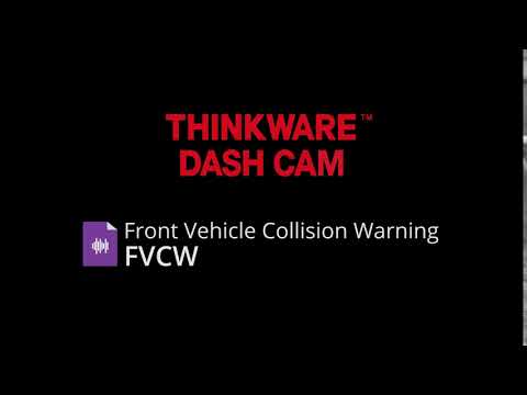 Thinkware ADAS Audio Notification - FCWS