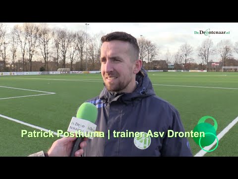 Trainer Patrick Posthuma na DESZ - Asv Dronten 3-5