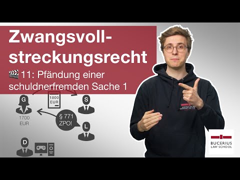 🟥 Pfändung einer schuldnerfremden Sache (Teil 1) | 🎬 11 | ZPO-Zwangsvollstreckungsrecht