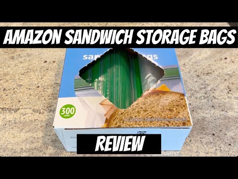 Is It The BEST Zip Seal Sandwich Bags? (Amazon Basics Sandwich Storage Bags Review)