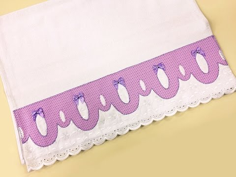 Programa Arte Brasil - 07/10/2015  - Deize Costa - Pano de Copa com Barrado Arcos