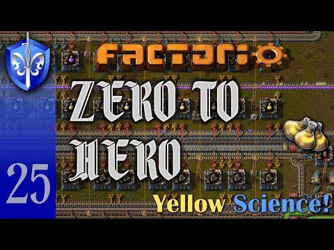 Factorio 1.1 Zero to Hero, Ep 25: YELLOW SCIENCE - Tutorial, Guide, LetsPlay, Walkthrough