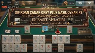 Sıfırdan Çanak Okey Plus Nasıl Oynanır ? En Basit Anlatım ( Vidomun  Sonunda can