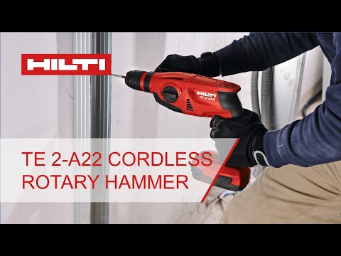 Hilti TE 2-A22 Cordless Rotary Hammer