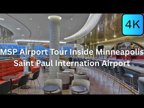 MSP Airport Tour Inside Minneapolis Saint Paul Internation Airport