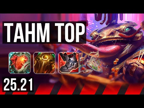 TAHM KENCH vs RENEKTON (TOP) | 8/1/12, 3200+ games | KR Master | 25.21