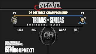 #1 South Central (11-13-1) vs #1 Calvert (24-2-2) - D7 Baseball District Championship