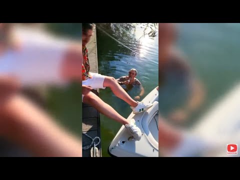 FITA CU ADITA - Serghei Mizil și Raul, caterinca anului! Și-a pierdut ochelarii și telefonul în apa