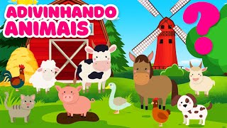 Adivinhe o animal  Sons de animais  Animais de fazenda para crianças