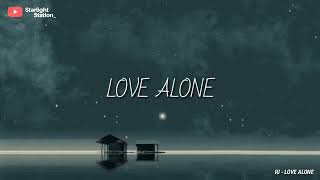 IU ▪ LOVE ALONE | INDO LIRIK